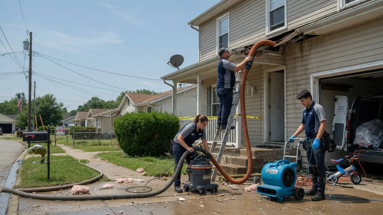 Water Damage Restoration in Blue Mound, IL near me